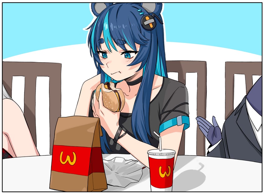 fujikura uruka, ember amane, and h2osakana (phase connect and 1 more) drawn by agemmata