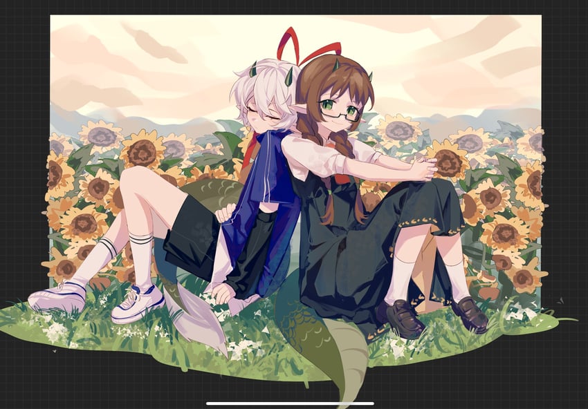 tilin and juanaflippa (minecraft youtube and 1 more) drawn by wumingshi16034