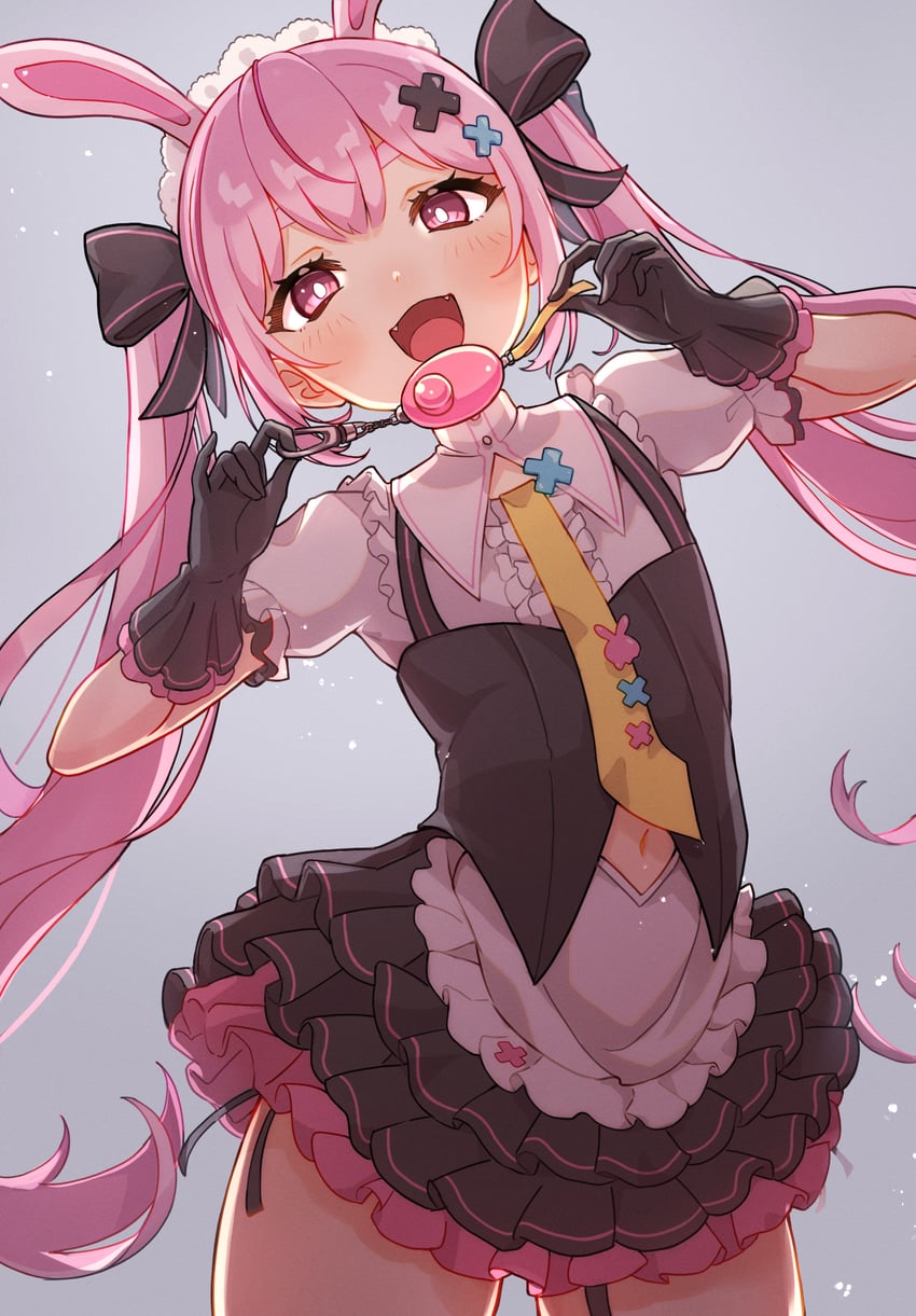 tomari mari (indie virtual youtuber and 1 more) drawn by mochigome_19