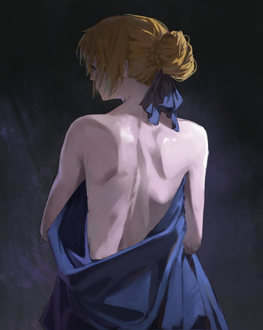 artoria pendragon and saber (fate and 1 more) drawn by g4rrel