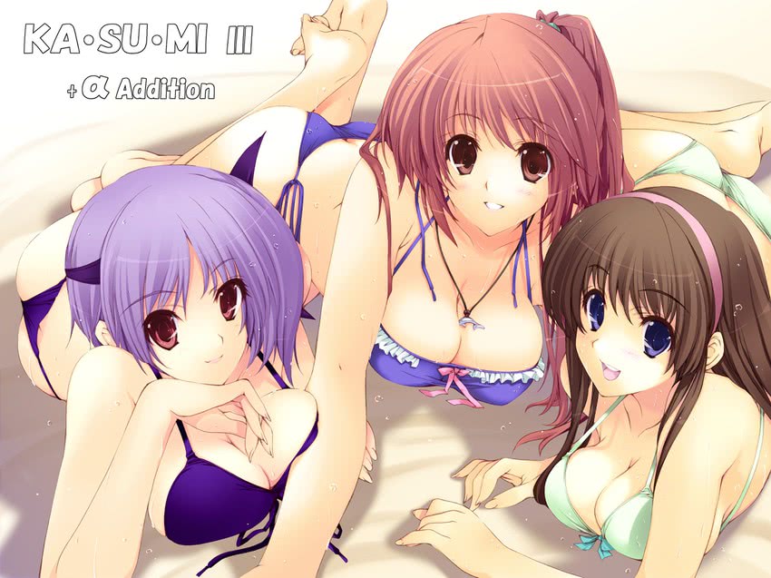 kasumi, ayane, and hitomi (dead or alive and 1 more) drawn by iizuki_tasuku