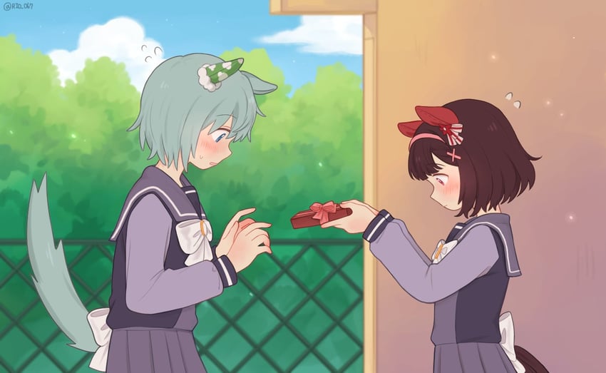 seiun sky and nishino flower (umamusume) drawn by rio_(rio_067)
