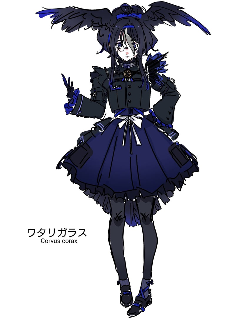 common raven (original and 1 more) drawn by pikmny8dsad1nv1