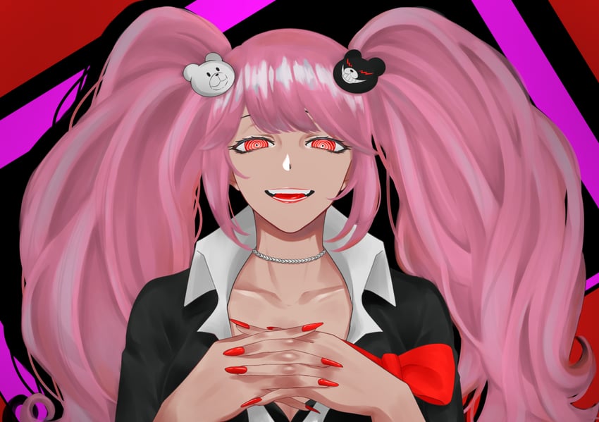 enoshima junko (vocaloid and 3 more) drawn by romisope