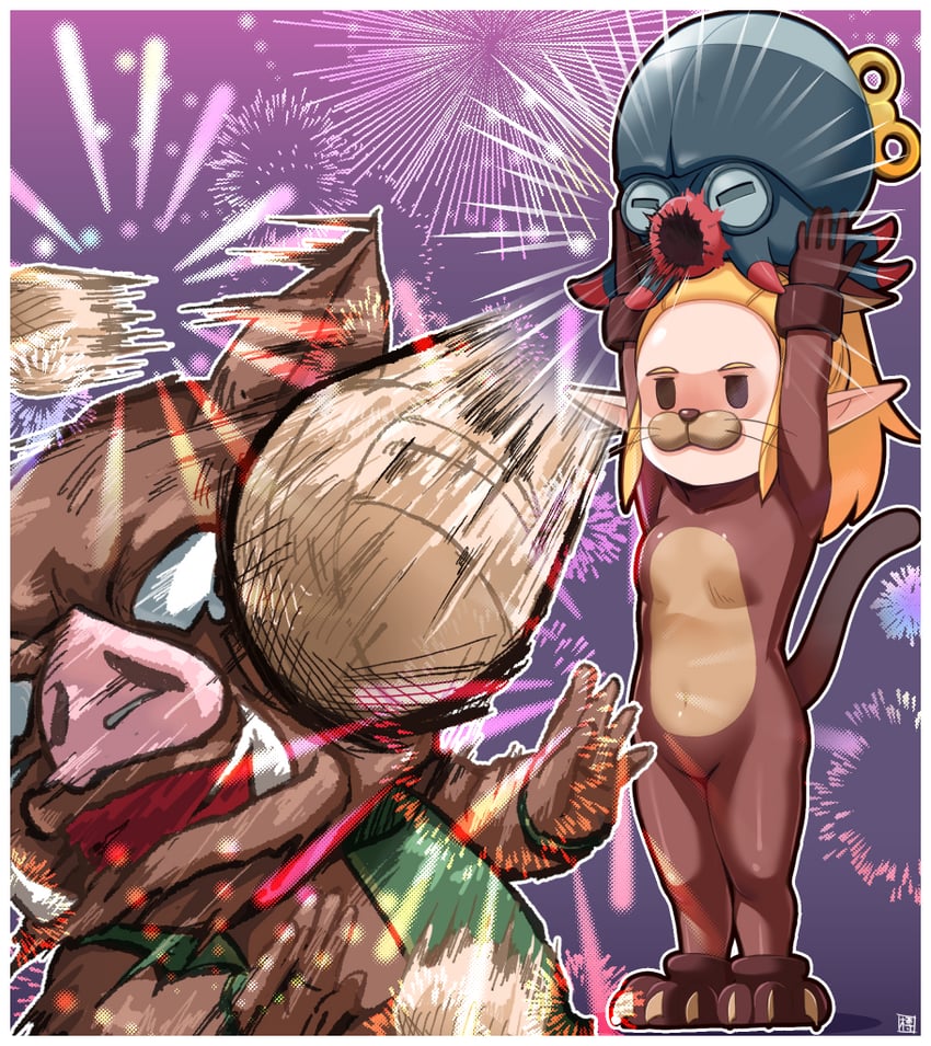 princess zelda, moblin, and octorok (the legend of zelda and 1 more) drawn by taru_neko