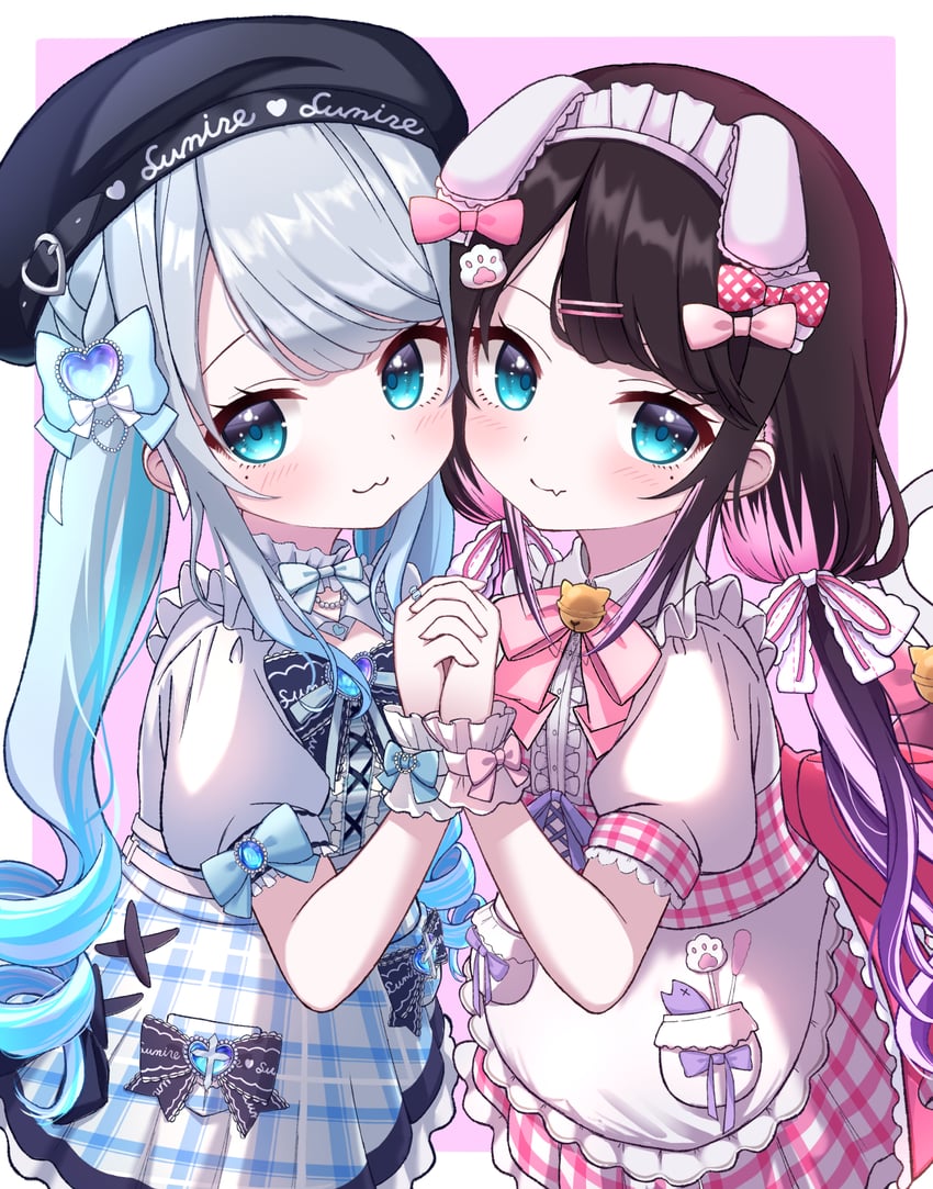 kaga sumire and kaga nazuna (vspo! and 1 more) drawn by kazumiya_yayoi