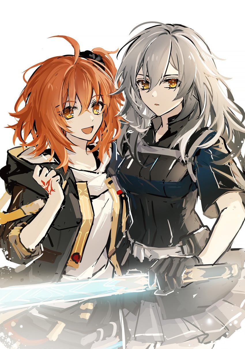 fujimaru ritsuka, trailblazer, and stelle (fate and 3 more) drawn by akiko54124