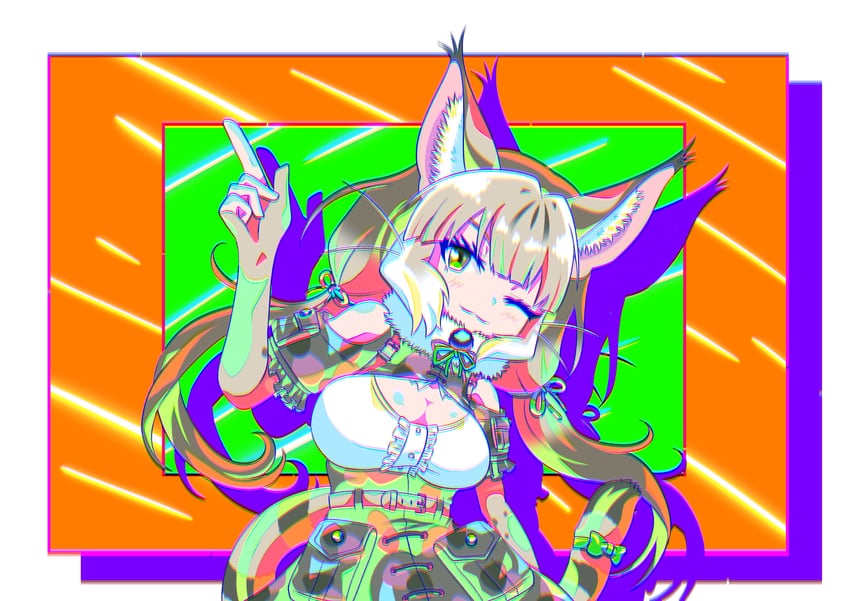 jungle cat (kemono friends and 1 more) drawn by tutti_tutio