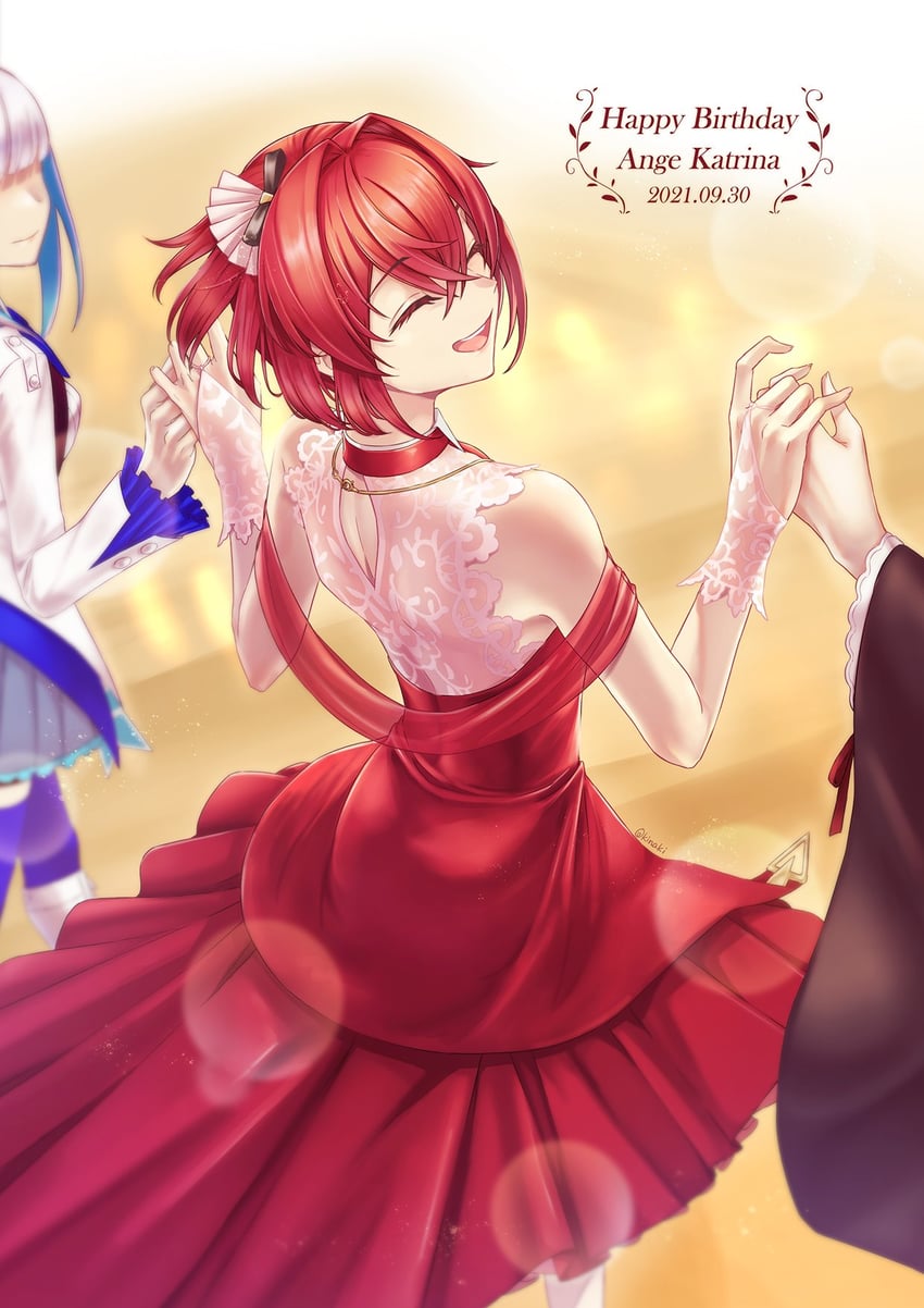 lize helesta, ange katrina, and inui toko (nijisanji) drawn by 00kinaki_m