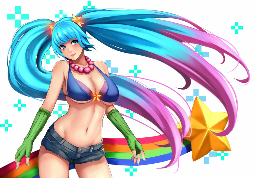 sona and arcade sona (league of legends) drawn by yashichii