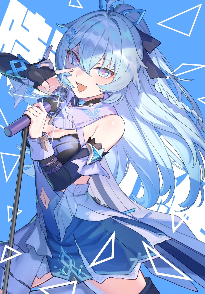 shigure kira (honkai and 1 more) drawn by karame_rise