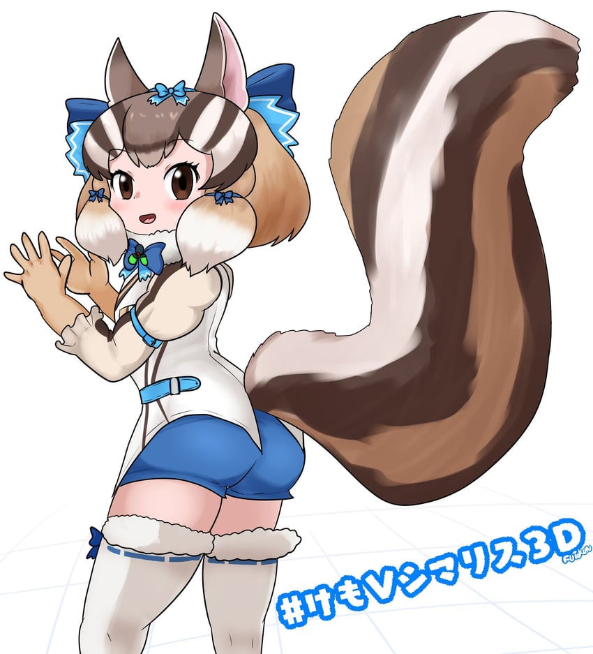 siberian chipmunk (kemono friends and 1 more) drawn by futo_utsu