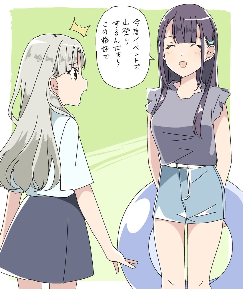 ichinose hotaru and nagamine kaede (22/7) drawn by trefle_r