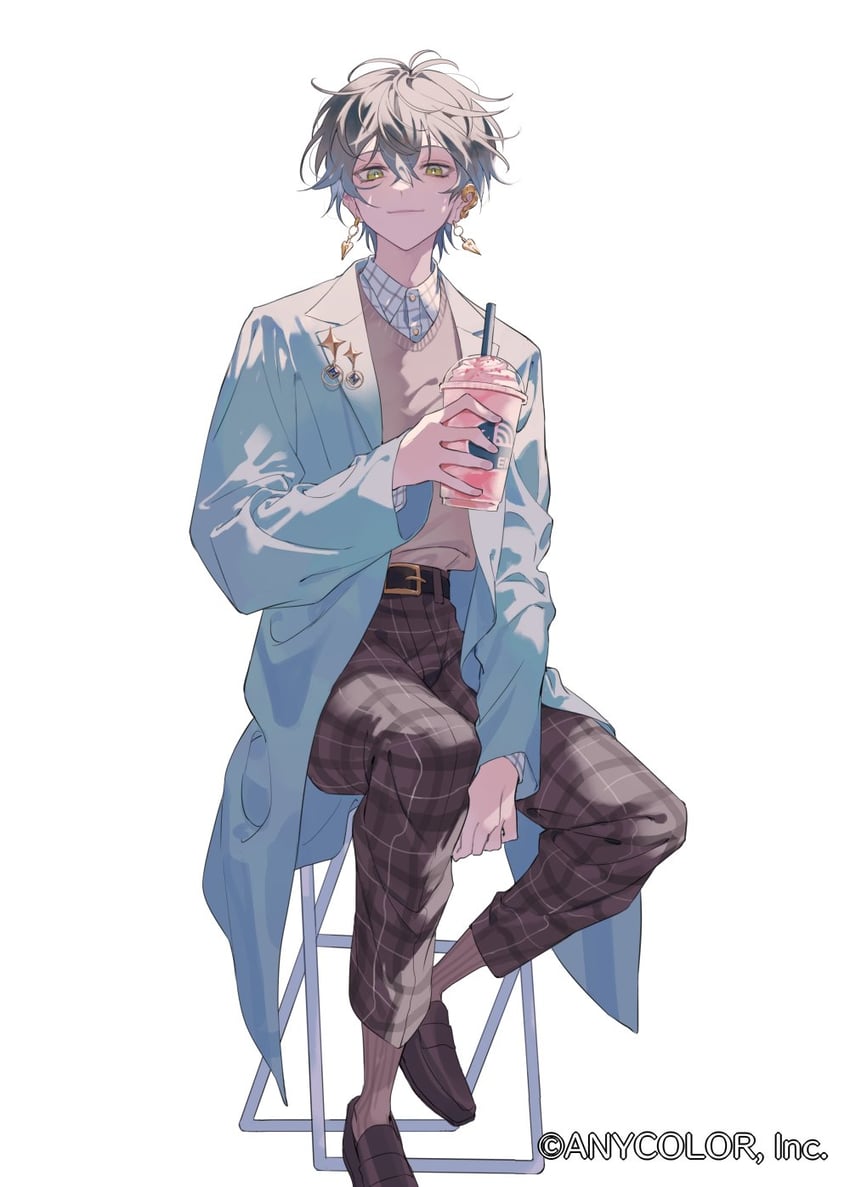 ike eveland (nijisanji and 1 more) drawn by ugonba_(howatoro)