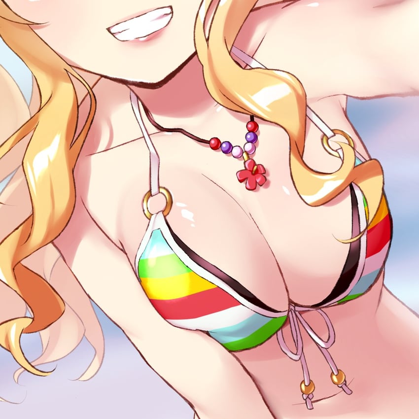 ohtsuki yui (idolmaster and 1 more) drawn by maamu