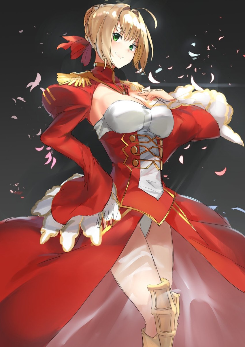 nero claudius (fate and 1 more) drawn by three_k_(spiritus_no_honoo)