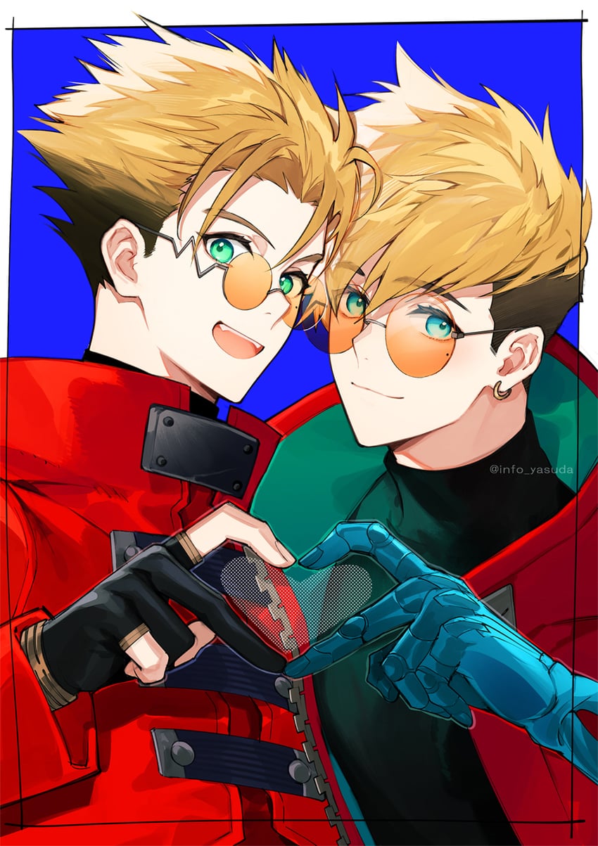 vash the stampede (trigun and 1 more) drawn by yasuda_(info_yasuda)