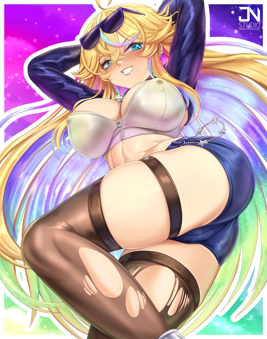 arielle (indie virtual youtuber) drawn by jnstudio