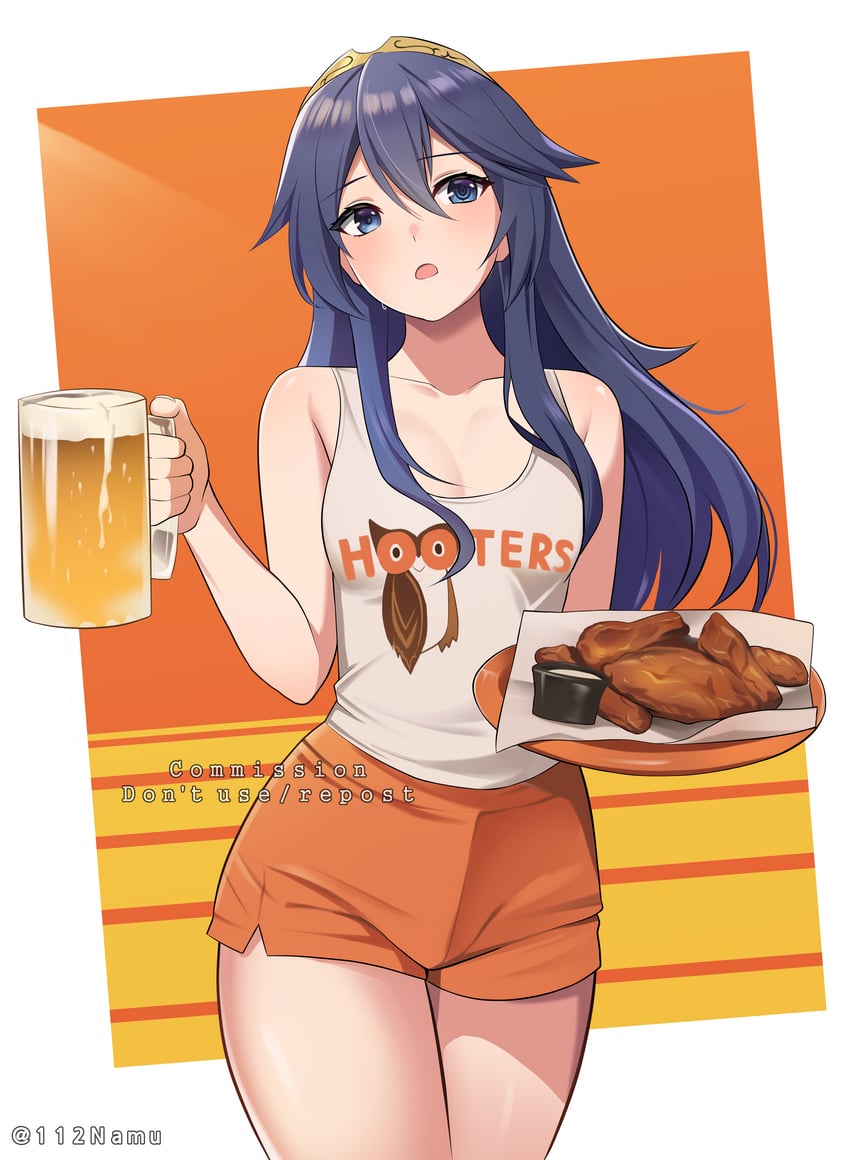 lucina and hootie the owl (fire emblem and 2 more) drawn by namu_(112namu)