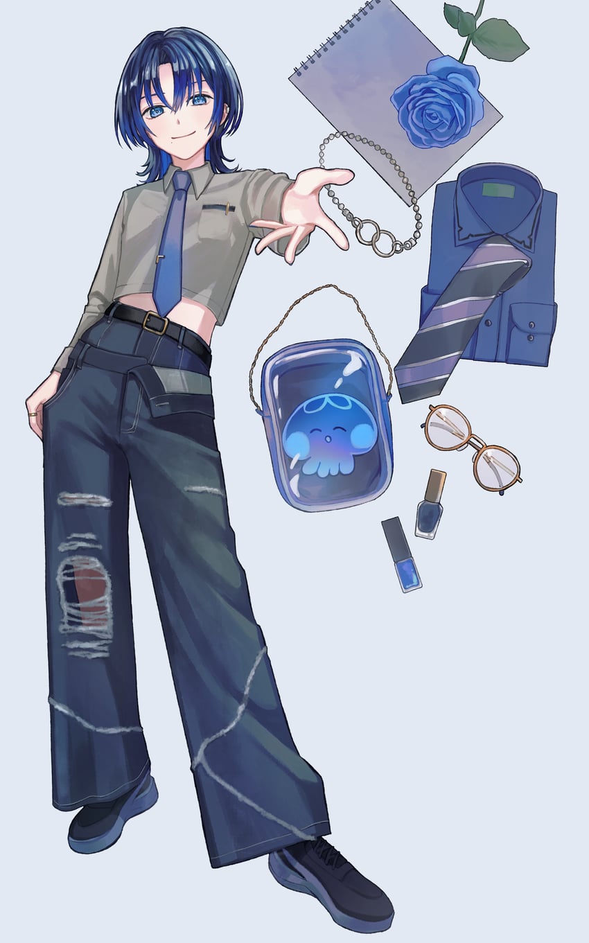 hiodoshi ao (hololive and 1 more) drawn by fyuu-ka