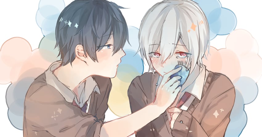 mafumafu and soraru (indie utaite) drawn by amo_(amo_0514)