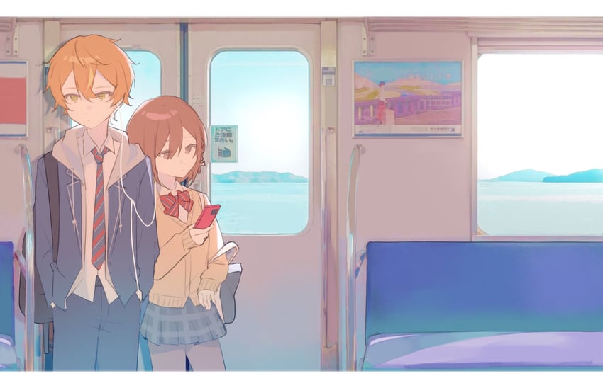 shinonome ena and shinonome akito (project sekai) drawn by hamakooko