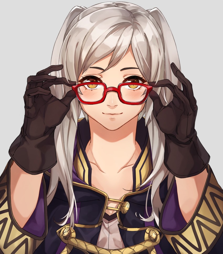 female robin (fire emblem and 2 more) drawn by kamu_(kamuuei)