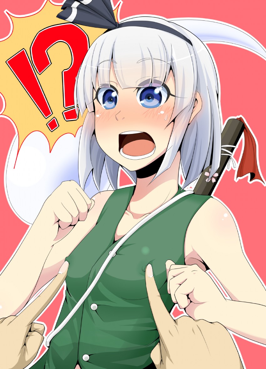 konpaku youmu (touhou) drawn by matsura_(nagatosan)