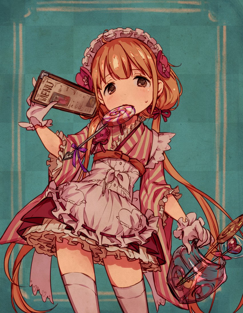 futaba anzu (idolmaster and 1 more) drawn by tamaext