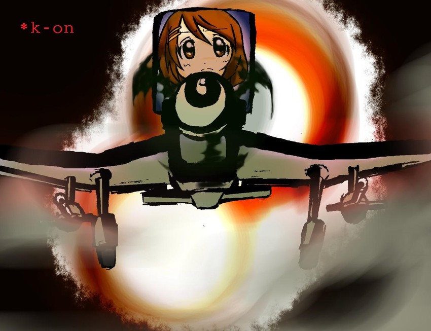 hirasawa yui and hirasawa susumu (k-on! and 1 more) drawn by mokka