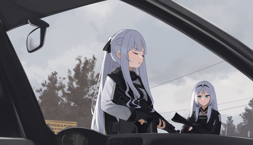 ak-12 and an-94 (girls' frontline) drawn by hinami047