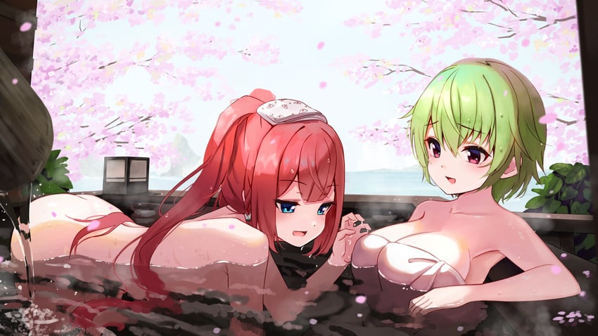 kamiyama shiki and nomura miki (summer pockets) drawn by tagame_(tagamecat)