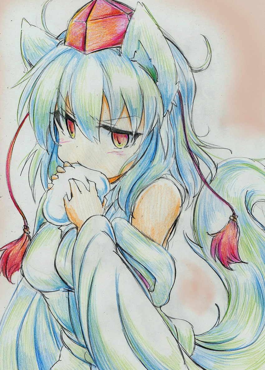 inubashiri momiji (touhou) drawn by kitazinger