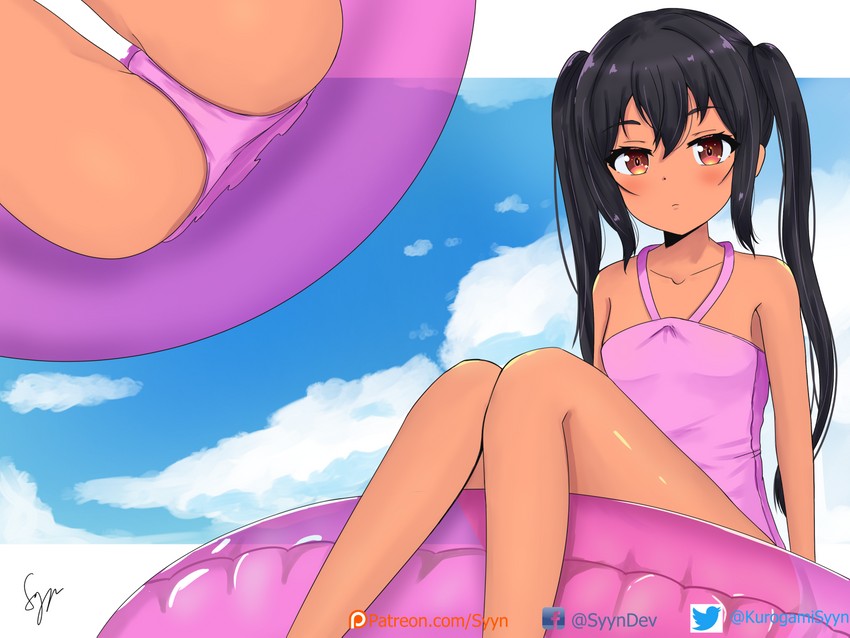 nakano azusa (k-on!) drawn by syyn_(syyndev)