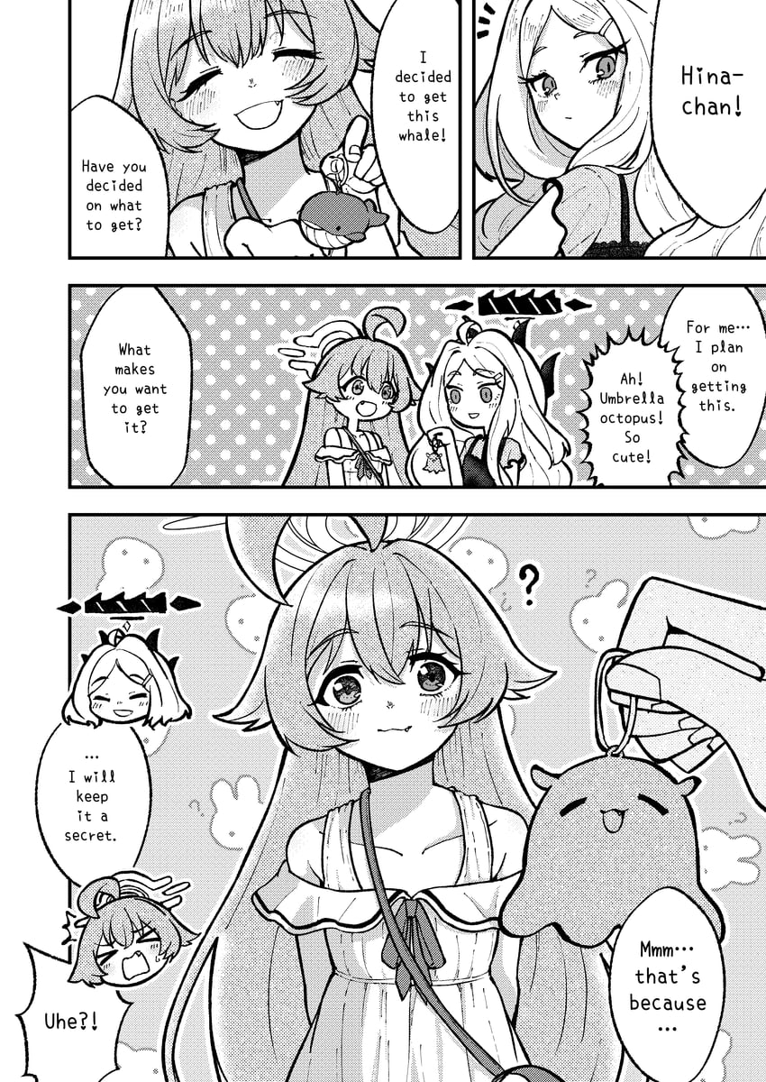 hina, hoshino, ninomae ina'nis, and takodachi (blue archive and 2 more) drawn by manmaderain