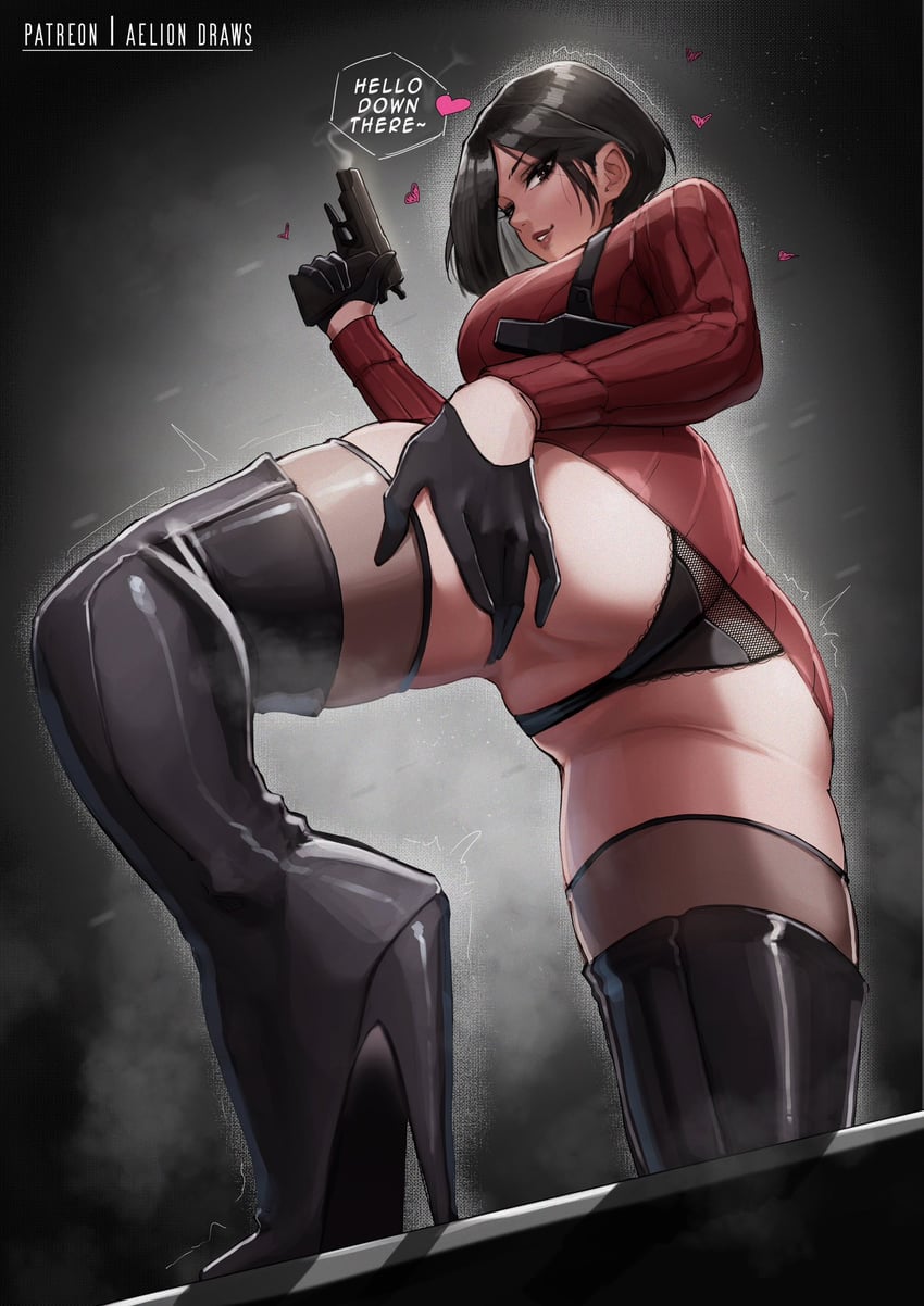 ada wong (resident evil and 1 more) drawn by aelion_draws
