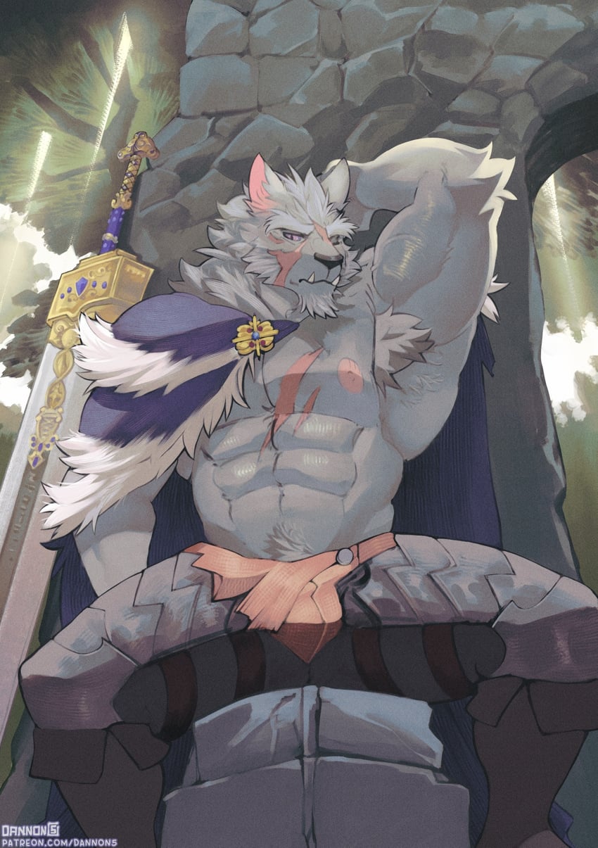blaidd the half-wolf (elden ring) drawn by dannon_5