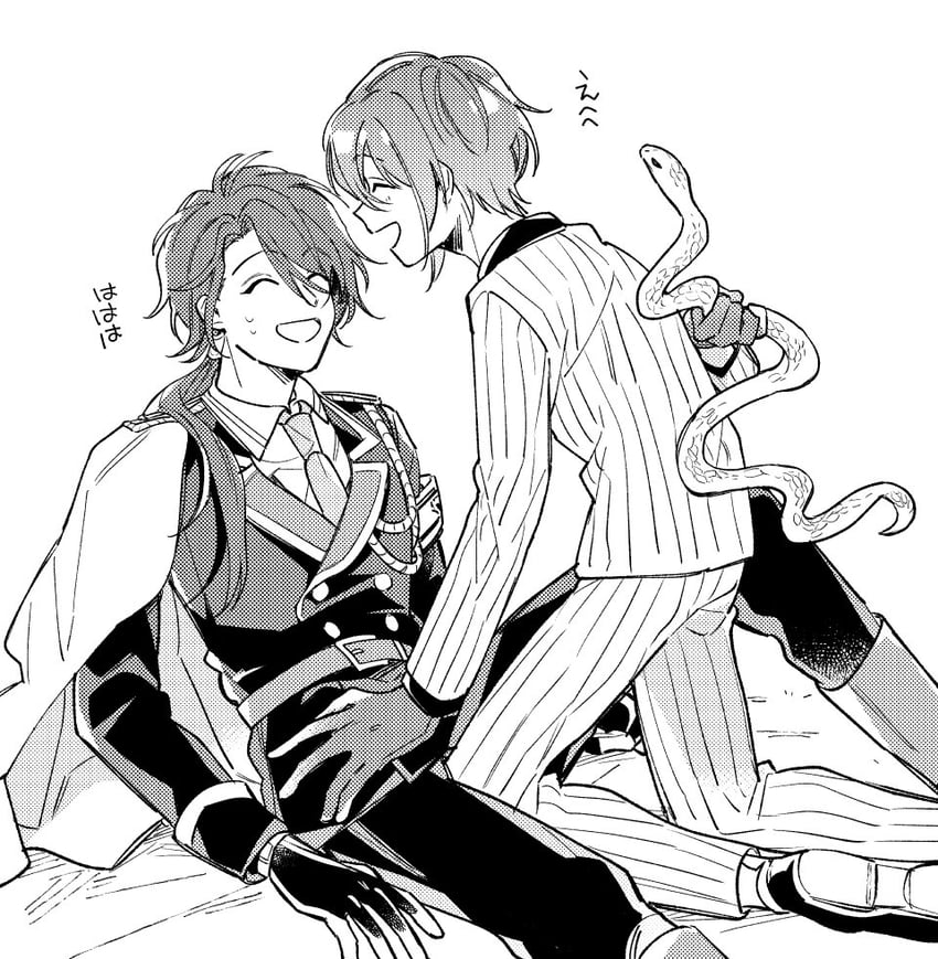 owen and cain knightley (mahoutsukai no yakusoku) drawn by 96noo