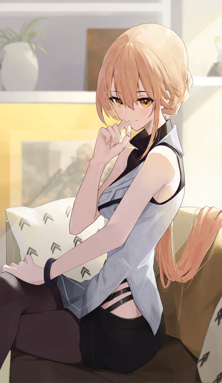 ots-14 and groza (girls' frontline and 1 more) drawn by ningen_gokko