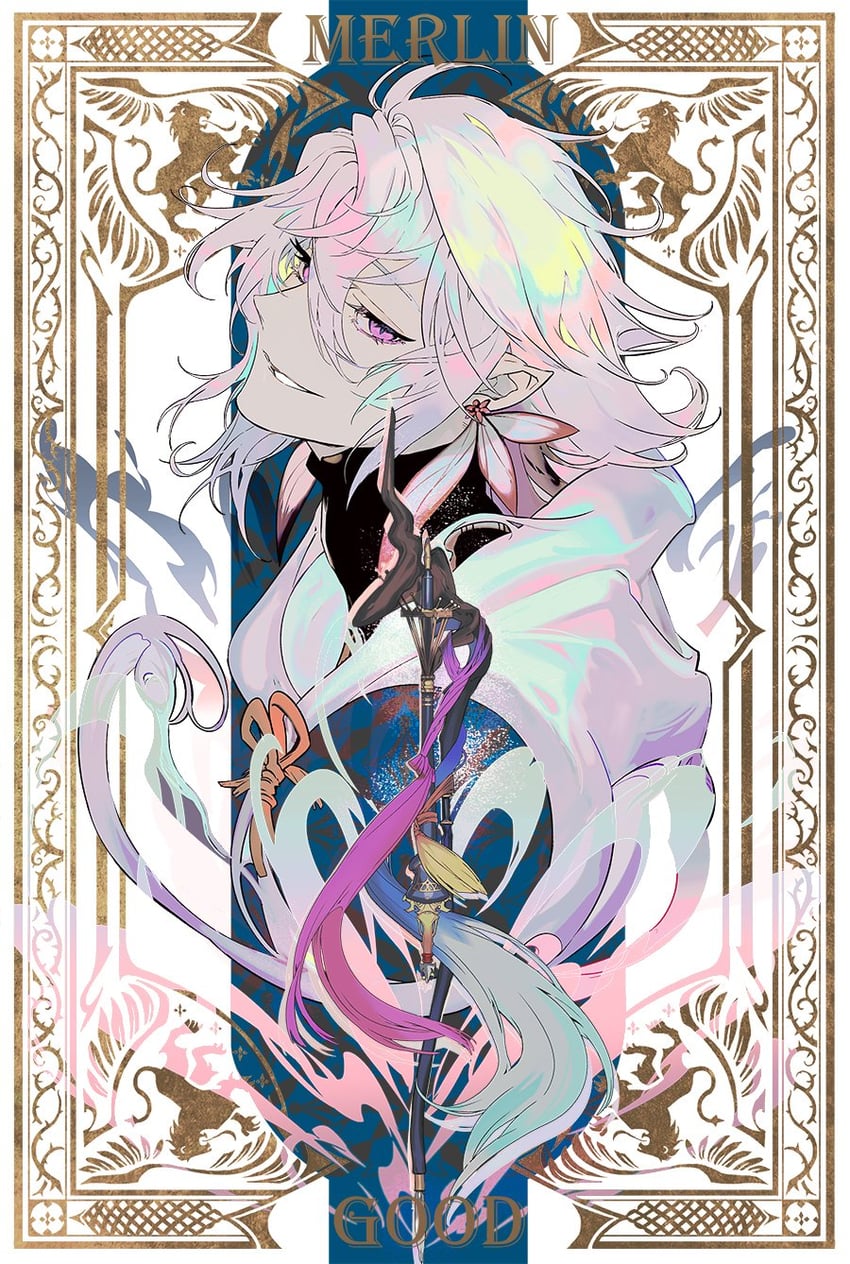 merlin (fate and 1 more) drawn by kaifei_(kaifei_29)