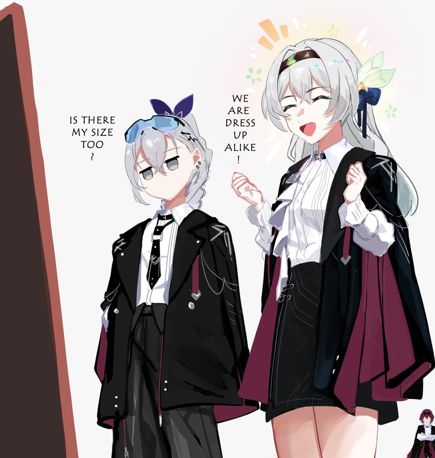 firefly, kafka, and silver wolf (honkai and 1 more) drawn by ailushin