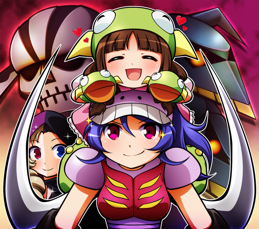 doublas m2, baron ashura, and garada k7 (mazinger and 2 more) drawn by chinpui_(chinpui02)