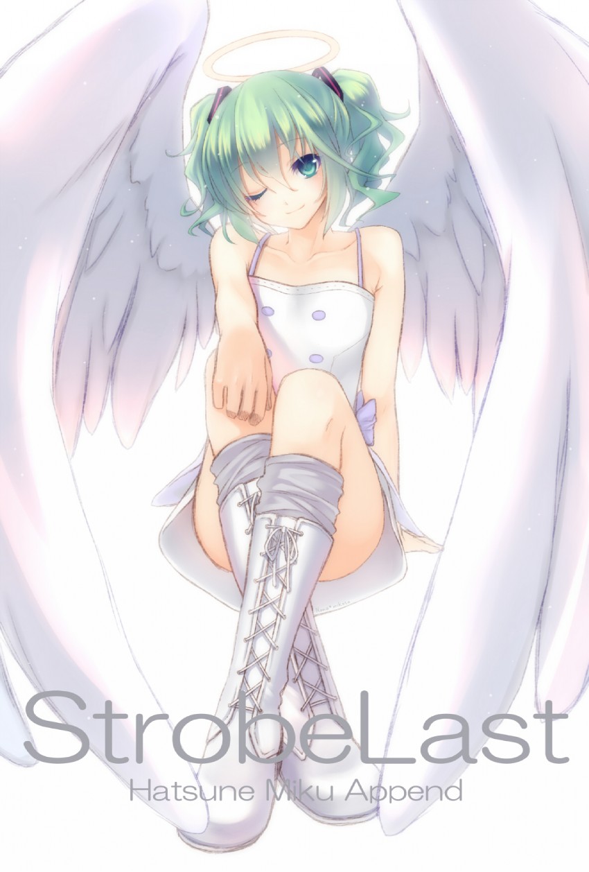 hatsune miku (vocaloid and 1 more) drawn by nana_mikoto