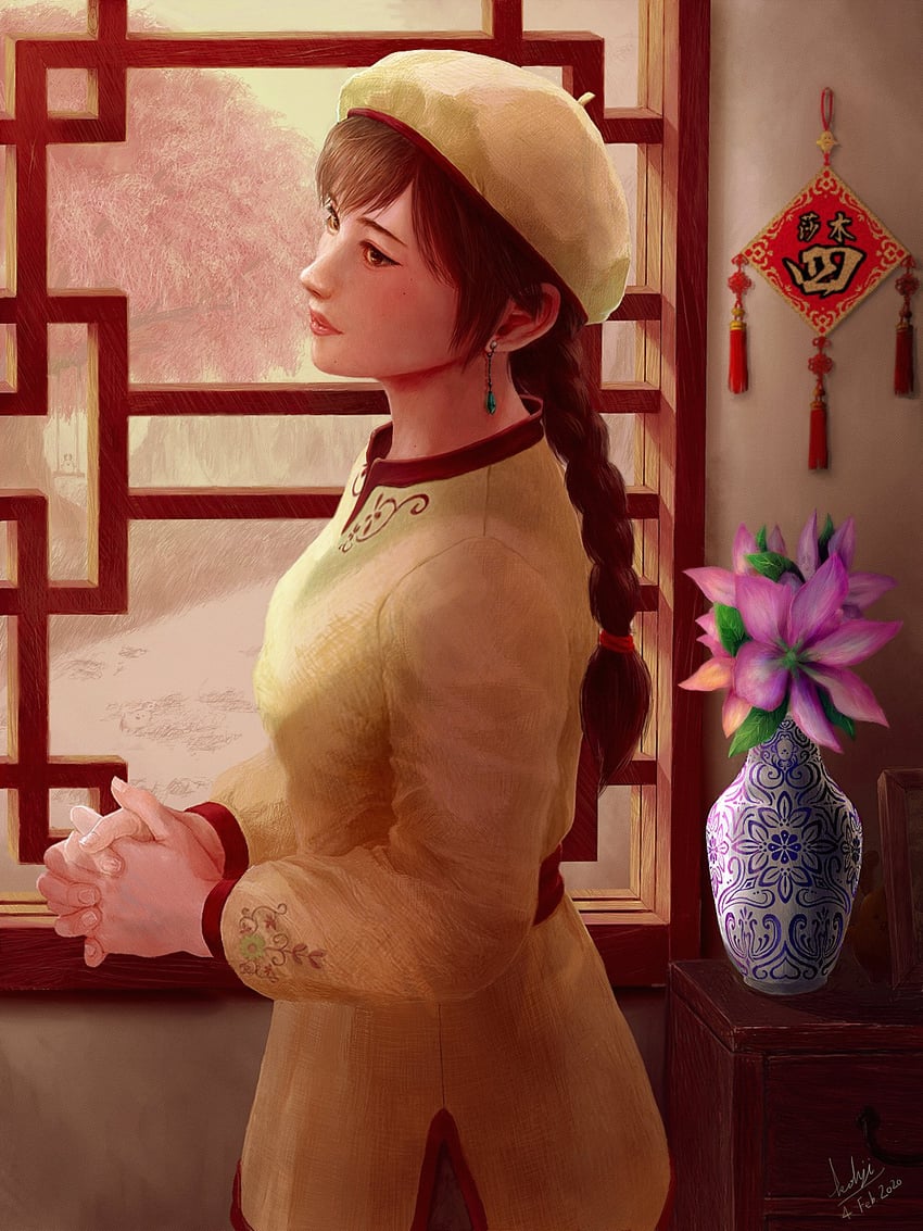 ling shen hua (shenmue and 1 more) drawn by kohji