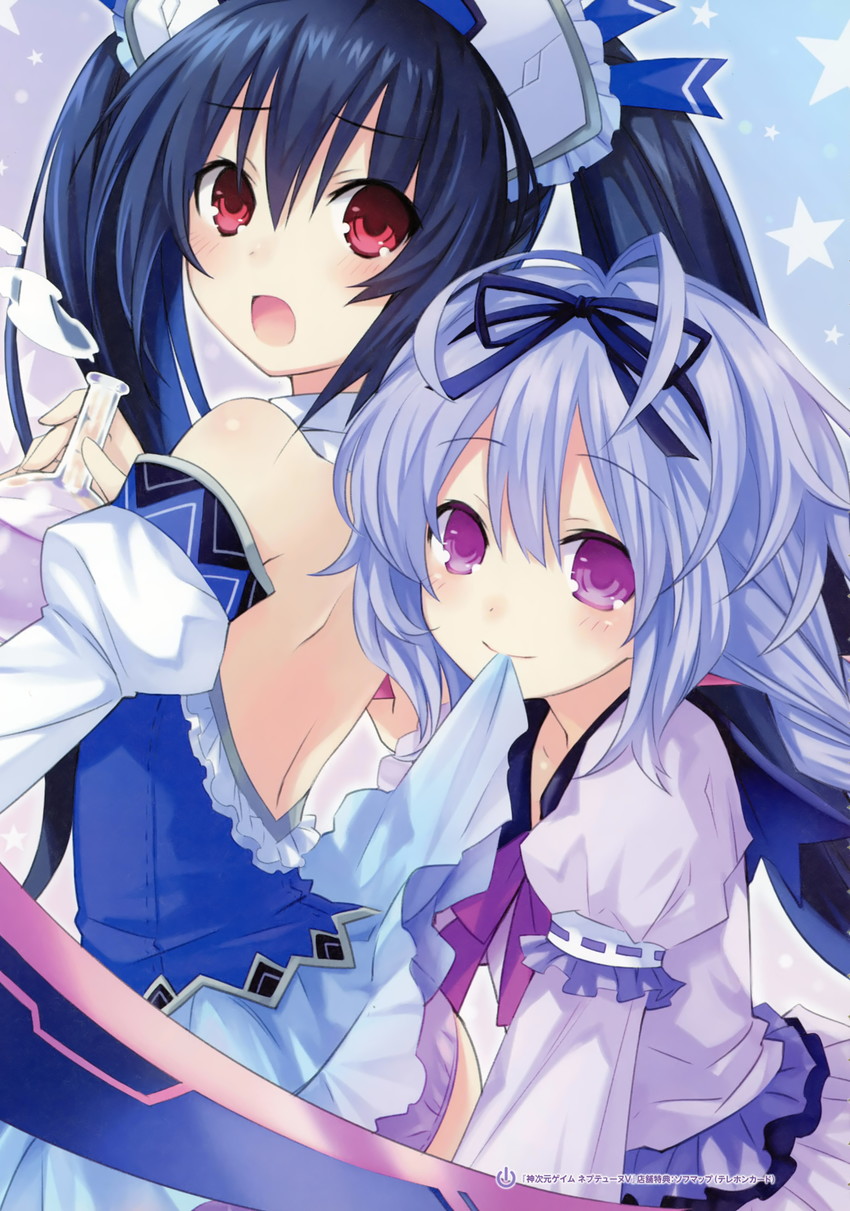 noire, totooria helmold, renne, and pururut (neptune and 5 more) drawn by tsunako