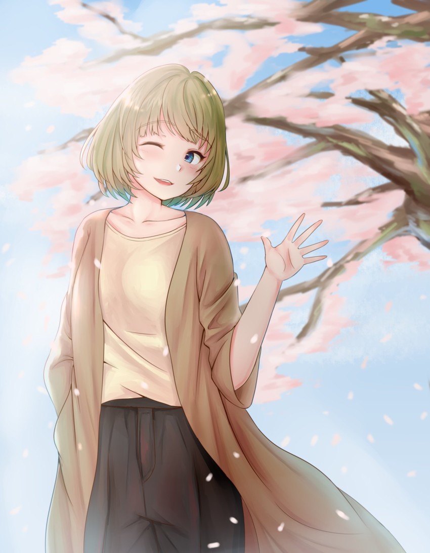 takagaki kaede (idolmaster and 1 more) drawn by rama_(yu-light8)