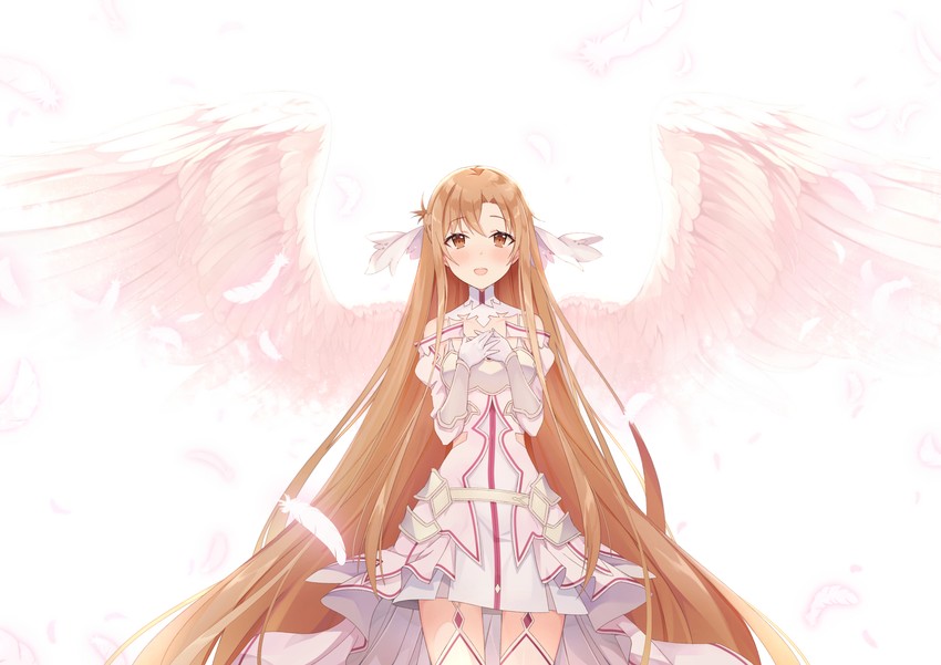 asuna (sword art online and 2 more) drawn by echiru39