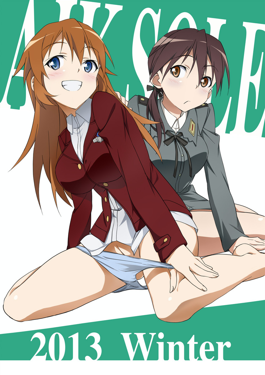 gertrud barkhorn and charlotte e. yeager (world witches series and 1 more) drawn by yamamoto_shuuhei
