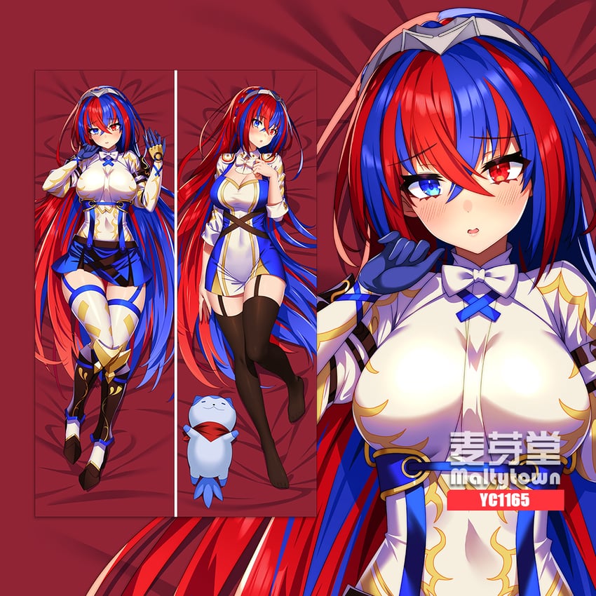 sommie and female alear (fire emblem and 1 more) drawn by bakugadou
