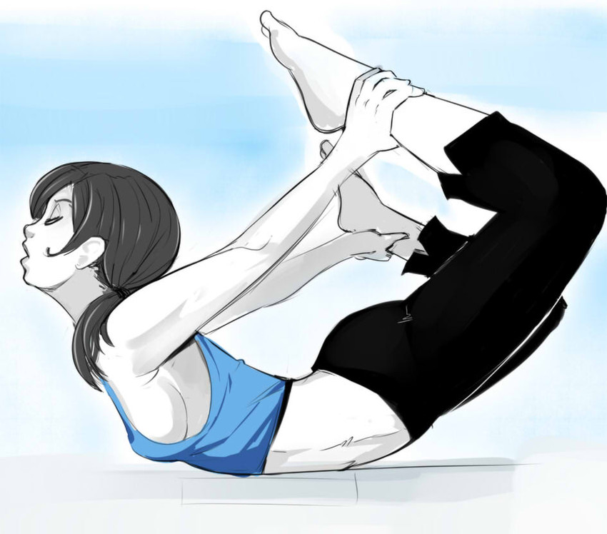 wii fit trainer (wii fit) drawn by sho-n-d